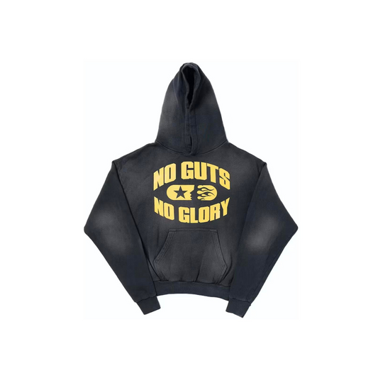 HELLSTAR No Guts No Glory Hoodie 'Black' (Overseas Exclusive 2024)