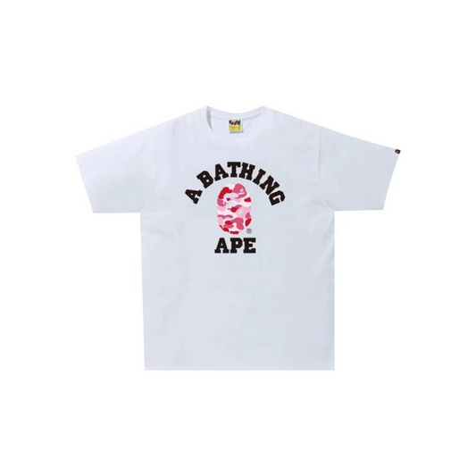 BAPE-ABC-Camo-College-Tee-White-Pink