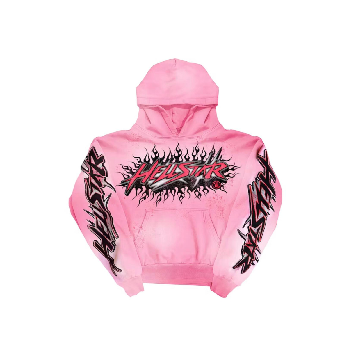 HELLSTAR Brainwashed Hoodie 'Pink' (Overseas Exclusive 2024)