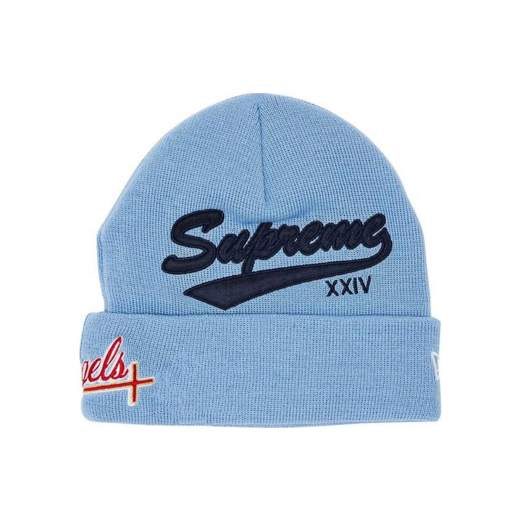 Supreme x New Era Salvation Beanie 'Light Blue' (2024) – PUSHAS