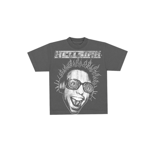 HELLSTAR Rage Tee 'Washed Black' (Overseas Exclusive 2023)