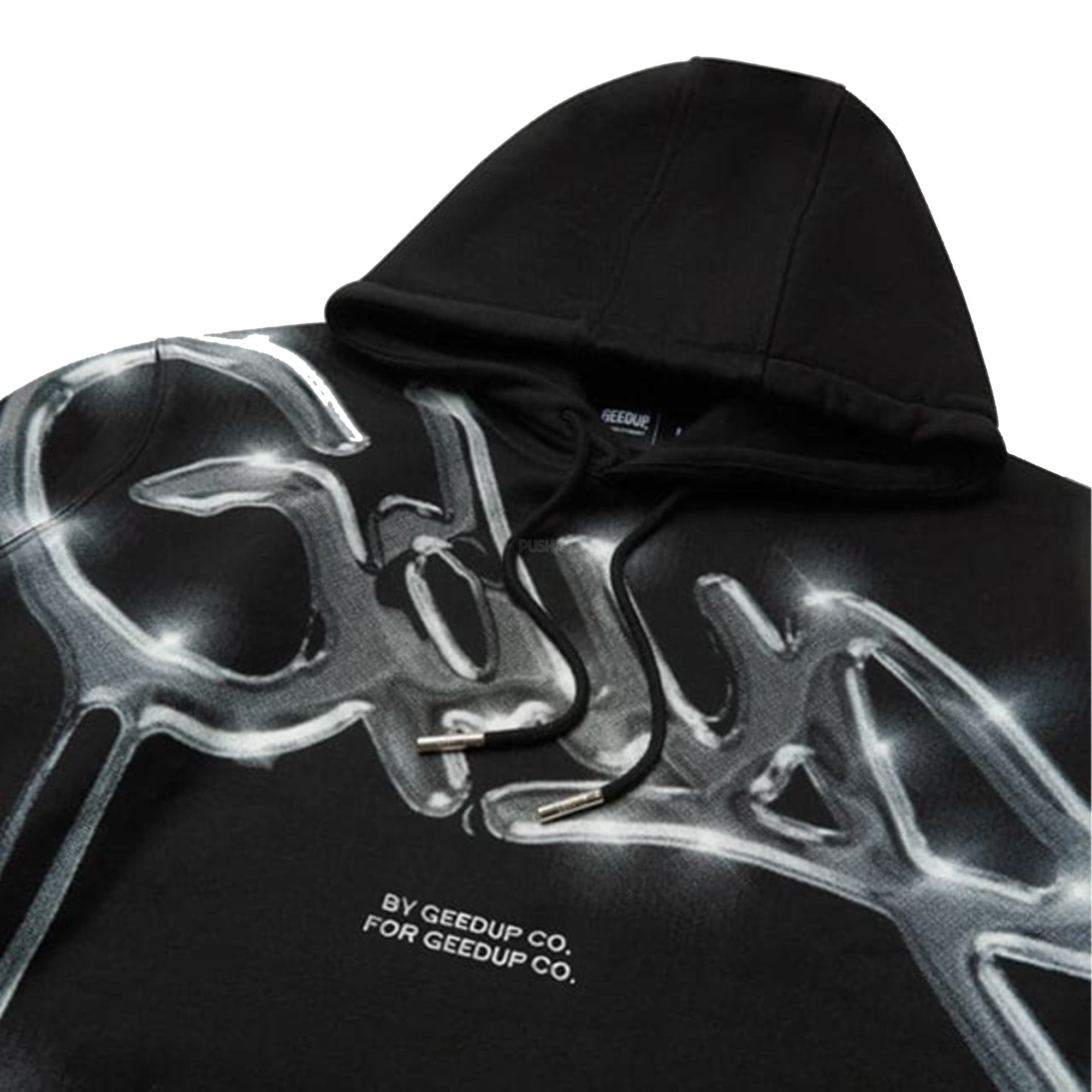 Geedup Handstyle Hoodie 'Black / Chrome' (2024)