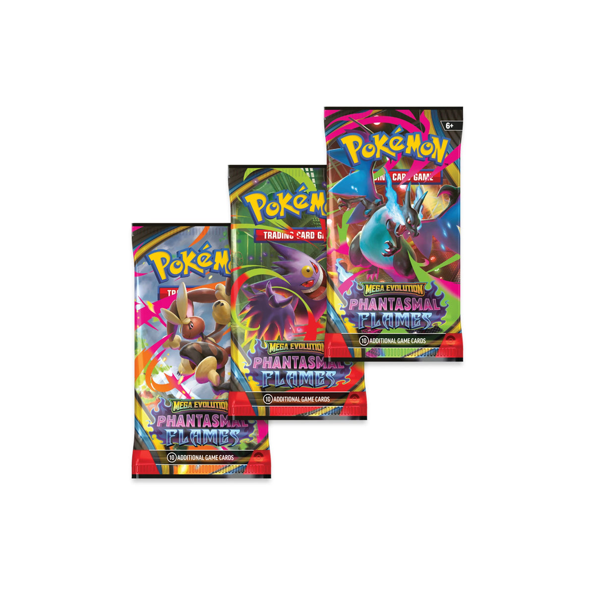 Pokmon TCG Mega Evolutions Phantasmal Flames Three Booster Blister PUSHAS Pokmon TCG Mega Evolutions Phantasmal Flames Three Booster Blister PUSHAS