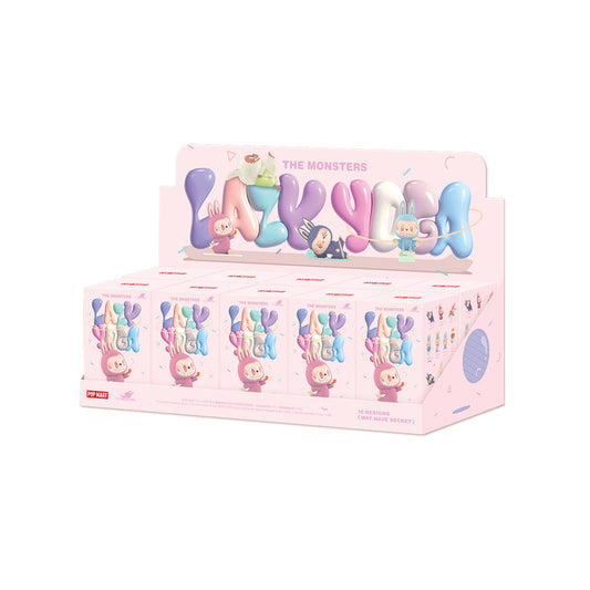 POP MART The Monsters LABUBU Lazy Yoga Series Figures Sealed Case - 10 Blind Boxes Collection