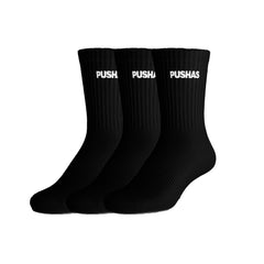 PUSHAS 'Lightweight Logo' Socks (3 Pack)