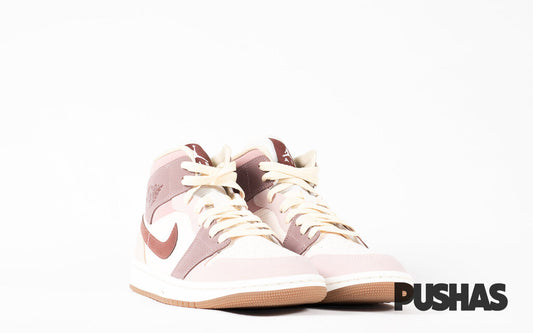 Air Jordan 1 Mid SE 'Dark Pony Smoky Mauve' W (2021)