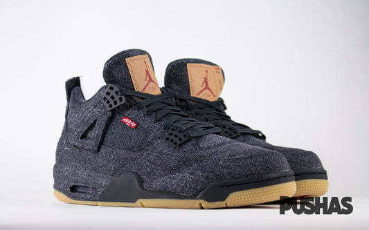 Air Jordan 4 x Levi's 'Black Denim' (New)