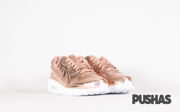 Nike air max on sale metallic rose gold