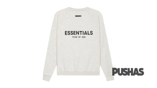 ESSENTIALS Pull-Over Crewneck 'Light Heather Oatmeal' SS21