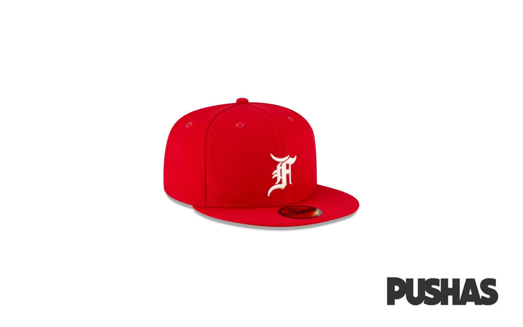 New Era x Fear of God ESSENTIALS 59Fifty Fitted Cap 'Red White ...