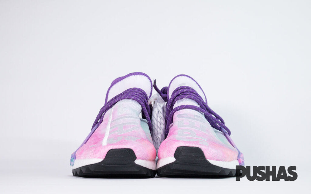 Adidas human race holi sale pink glow