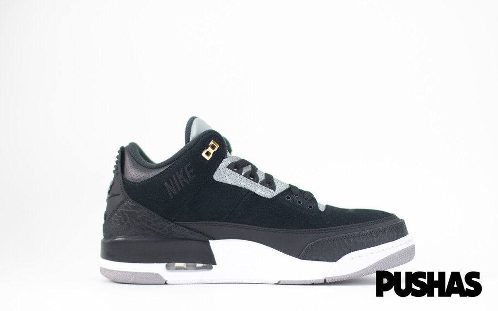 Jordan 3 retro outlet tinker black cement gold