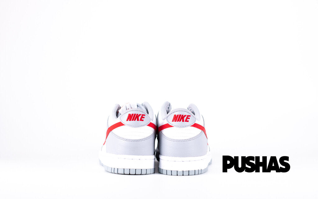 Nike Dunk Low White Grey Red