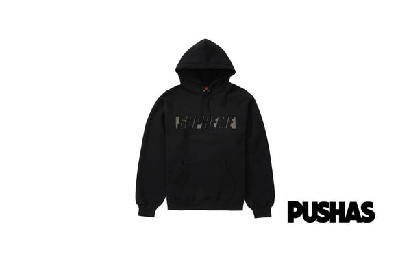 supreme reflective cutout hoodie