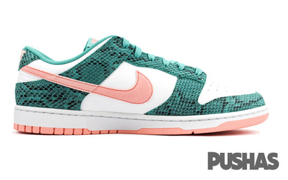 Dunk Low 'Snakeskin Washed Teal Bleached Coral' (2022)