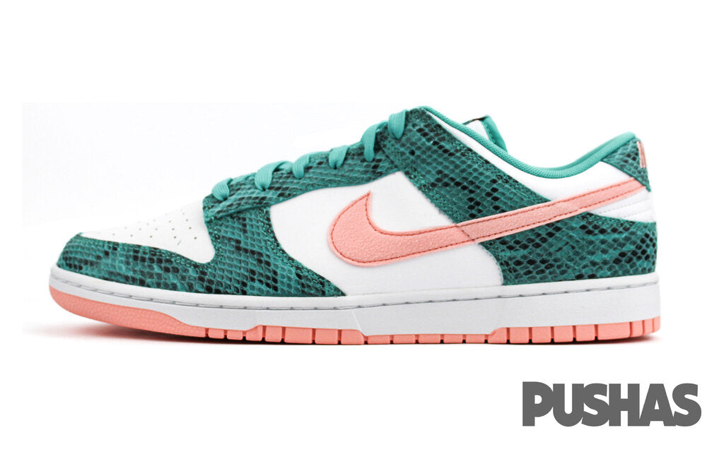 Dunk Low 'Snakeskin Washed Teal Bleached Coral' (2022)