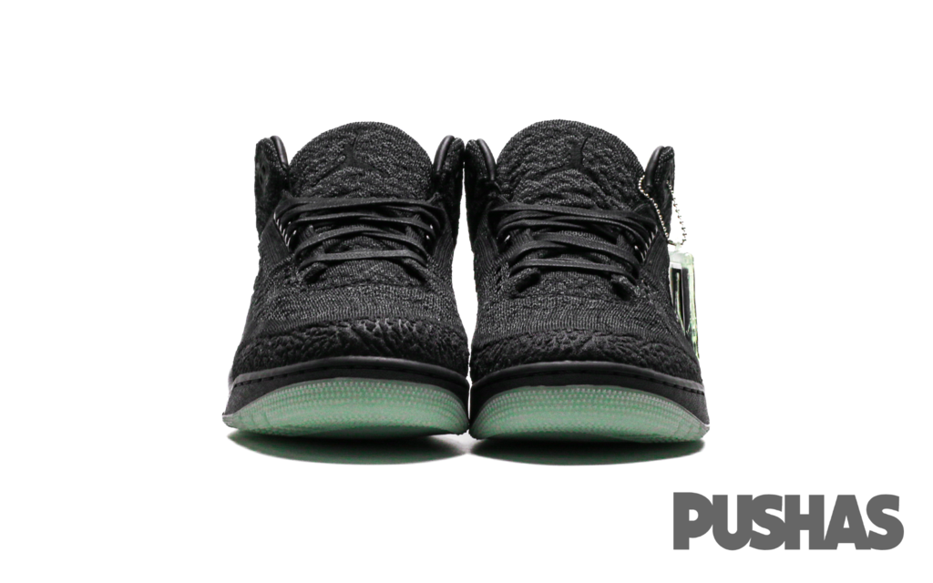 Air Jordan 3 Retro Flyknit Black 2018 PUSHAS