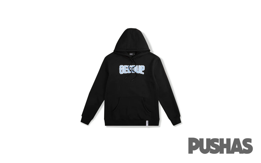 Play For Keeps Hoodie 'White Black/Baby Blue' (2023)