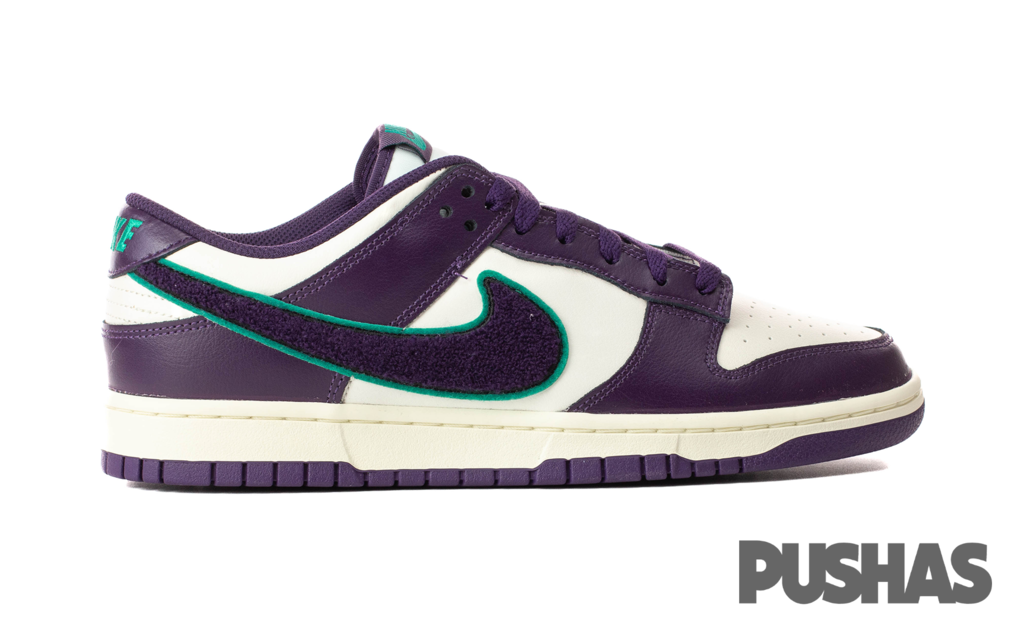 Dunk Low Chenille Swoosh Sail Grand Purple 2022 PUSHAS