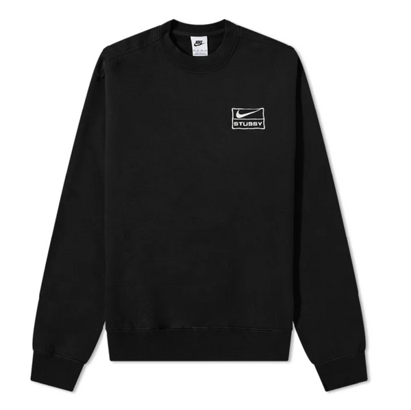 Nike x Stussy Wash Fleece Crewneck 'Black' (SS23) – PUSHAS