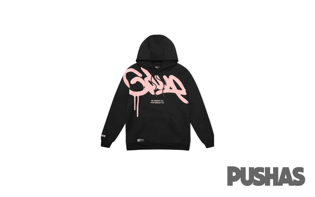 GEEDUP Handstyle Hoodie 'Pink/Black' – PUSHAS