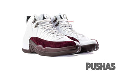 Air Jordan 12 x A Ma Maniere 'Burgundy White' Women's (2023)