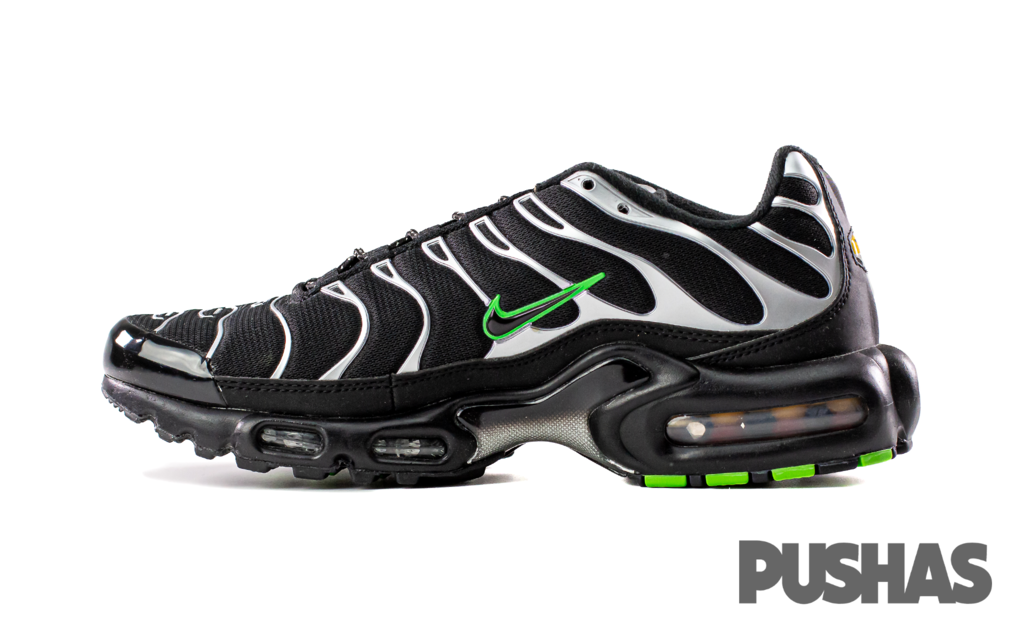 Air Max TN Plus Black Silver Green Strike 2021 PUSHAS