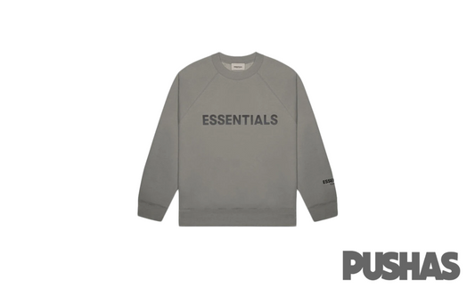 Essentials Crewneck Applique Logo 'Grey Flannel/Charcoal' SS20