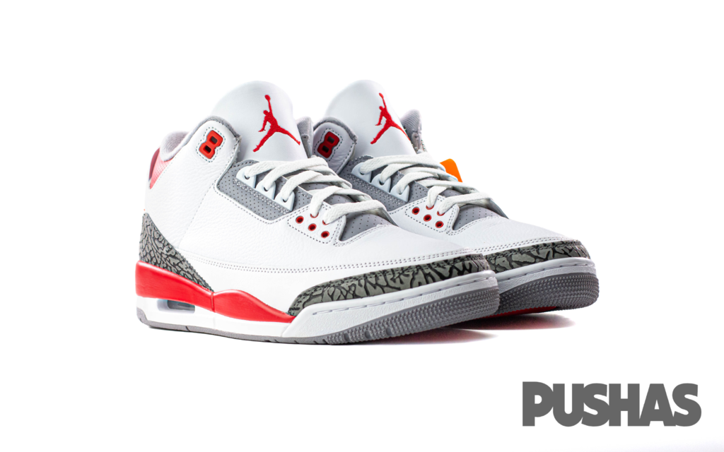 Air Jordan 3 Cardinal Red 2022 PUSHAS
