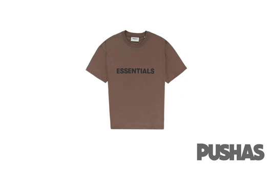 Essentials x SSENSE Boxy T-Shirt Applique Logo 'Rain Drum' (2020)