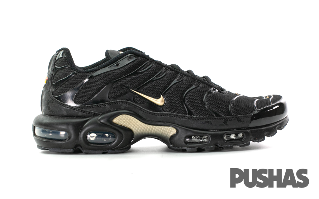 Tn nike black and gold on sale