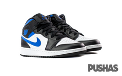 Air Jordan 1 Mid 'White Black Royal' GS