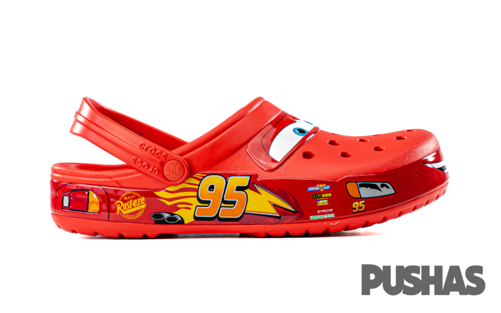 Lightning mcqueen crocs size 2025 9 womens